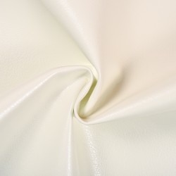 Ткань Дерматин (Кожзам) для мебели, цвет Белый (на отрез)  в Геленджике