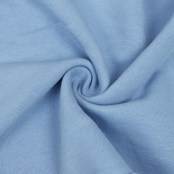 Ткань Футер 3-х нитка, Петля, цвет Светло-Голубой (на отрез)  в Геленджике