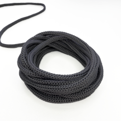 Шнур для одежды d-4.5мм, цвет Серый (на отрез)  в Геленджике