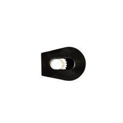 Зажим для шнура 4 мм KL цвет Чёрный + Белый (поштучно)  в Геленджике