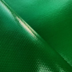 Ткань ПВХ 600 гр/м2 плотная, Зелёный (Ширина 150см), на отрез  в Геленджике