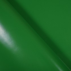 Ткань ПВХ 450 гр/м2, Зелёный (Ширина 160см), на отрез  в Геленджике