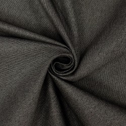 Ткань Рогожка (мебельная), цвет Тёмно-Серый (на отрез)  в Геленджике