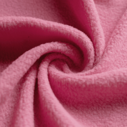 Флис Односторонний 130 гр/м2, цвет Розовый (на отрез)  в Геленджике