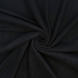 Флис Односторонний 130 гр/м2, цвет Черный (на отрез)  в Геленджике