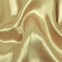 Ткань Атлас-сатин ЛЮКС, цвет Золотой (на отрез)  в Геленджике