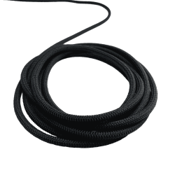 Шнур (Резинка) шляпный 7мм, цвет Чёрный (на отрез)  в Геленджике