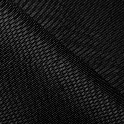 Прорезиненная ткань Оксфорд 600D ПВХ, Черный   в Геленджике