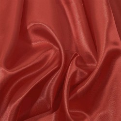 Ткань Атлас-сатин, цвет Красный (на отрез)  в Геленджике