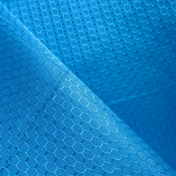 Ткань Оксфорд 300D PU Рип-Стоп СОТЫ, цвет Голубой (на отрез)  в Геленджике