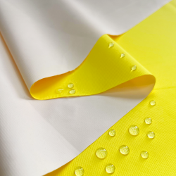 Водонепроницаемая Дышащая Мембранная ткань PU 10'000, цвет Жёлтый (на отрез)  в Геленджике