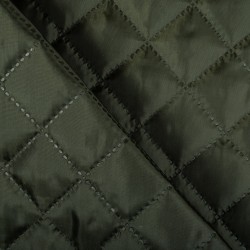 Стеганая подкладочная ткань с синтепоном (100гр/м2),  Хаки   в Геленджике