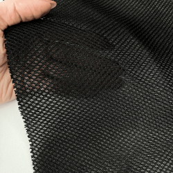 Сетка 3D трехслойная Air mesh 165 гр/м2, цвет Черный (на отрез)  в Геленджике