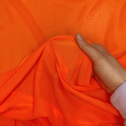 Трикотажная Сетка 75 г/м2, цвет Оранжевый (на отрез)  в Геленджике