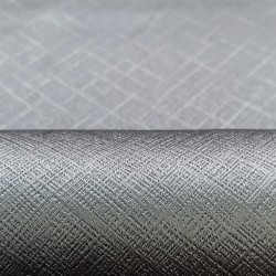 Ткань Блэкаут для штор светозатемняющая 100% &quot;Орнамент Серый&quot; (на отрез)  в Геленджике